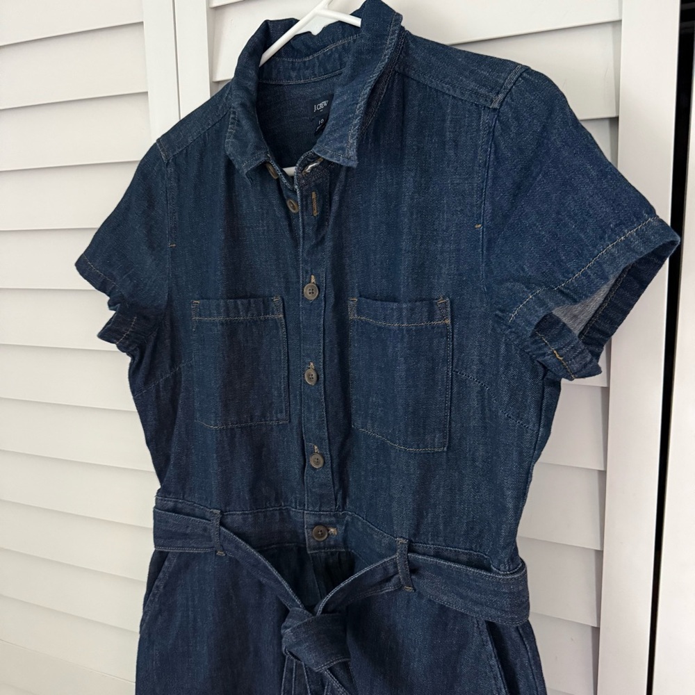 J. Crew denim dress :: size 10 - Picture 2 of 11